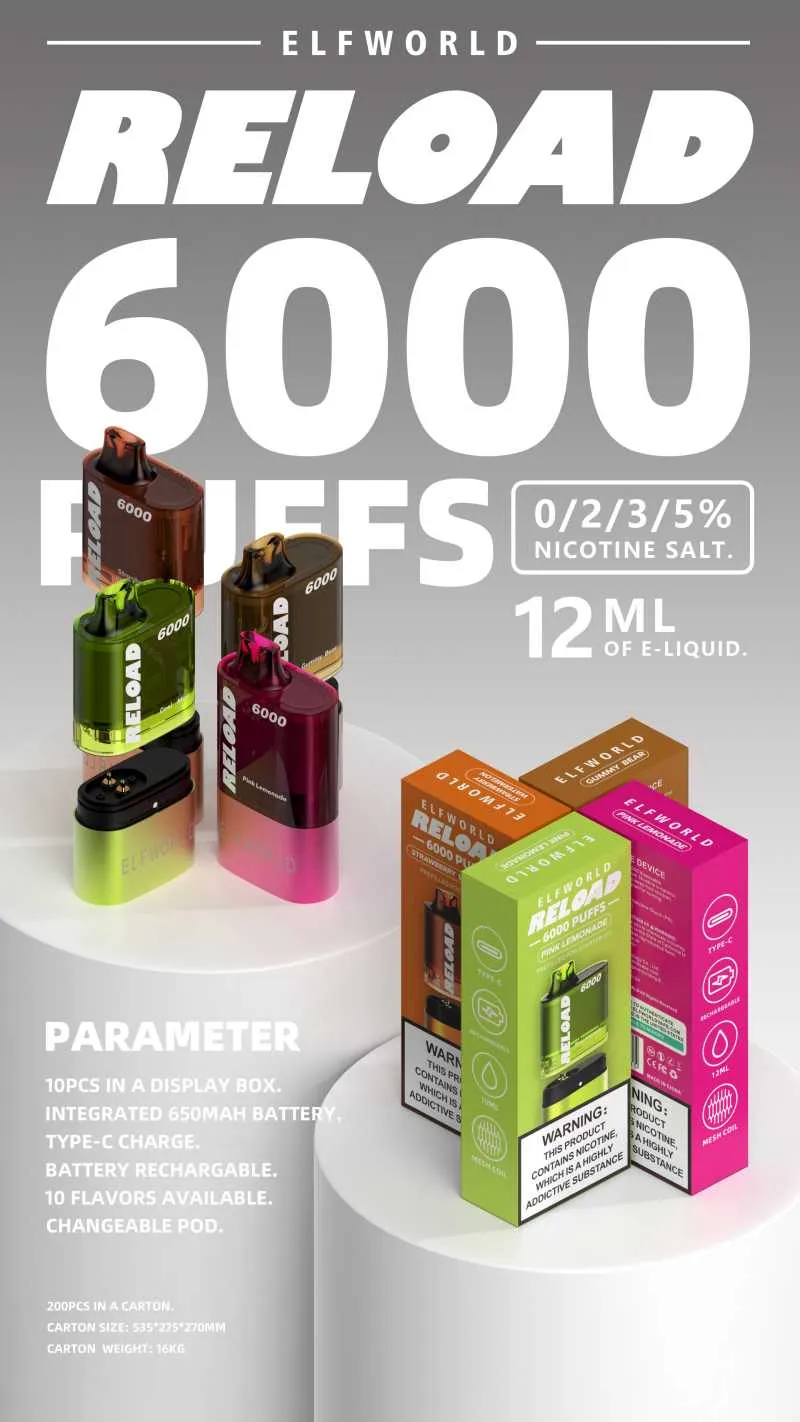ELFWORLD RELOAD 6K PUFF ELFWORLD RELOAD 6K PUFF