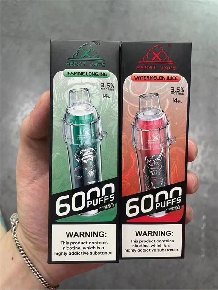 Hebat 6000 Puffs Boom Vape usa e getta