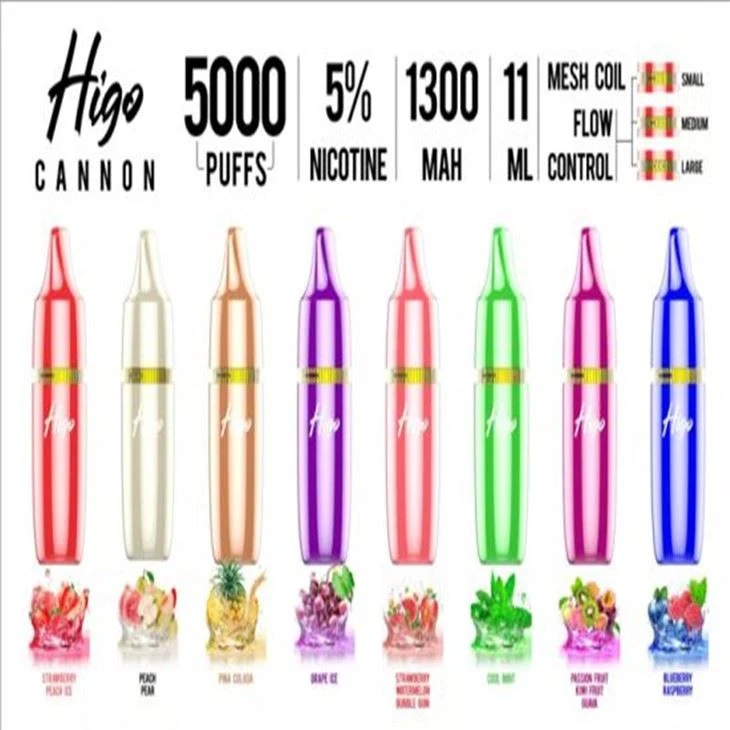 Negozio di vaporizzatori Higo Cannon 5000 Puffs