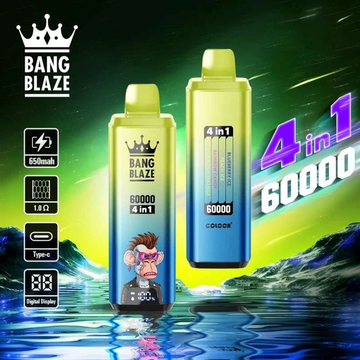 Bang Blaze 60K sbuffi da 4 in 1 vape per sapore