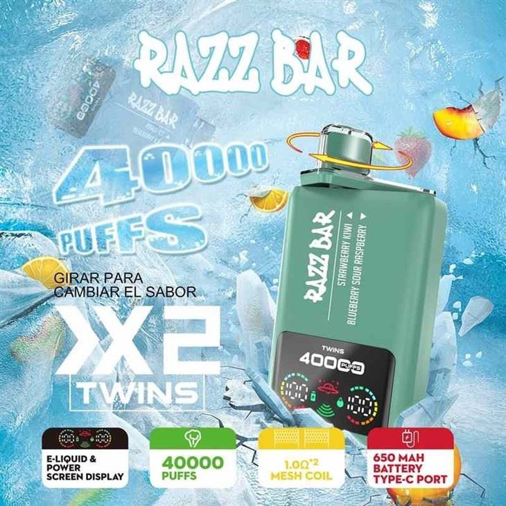 RAZZ BAR 40000 Dual Flavor high quality