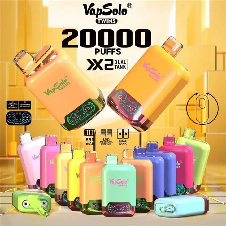 VapSolo Twins 20000 Puffs Doppio Gusto Vape