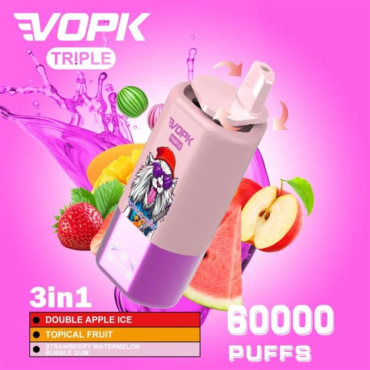 Vopk Triple 3 in 1 60000 sbuffi tre gusti
